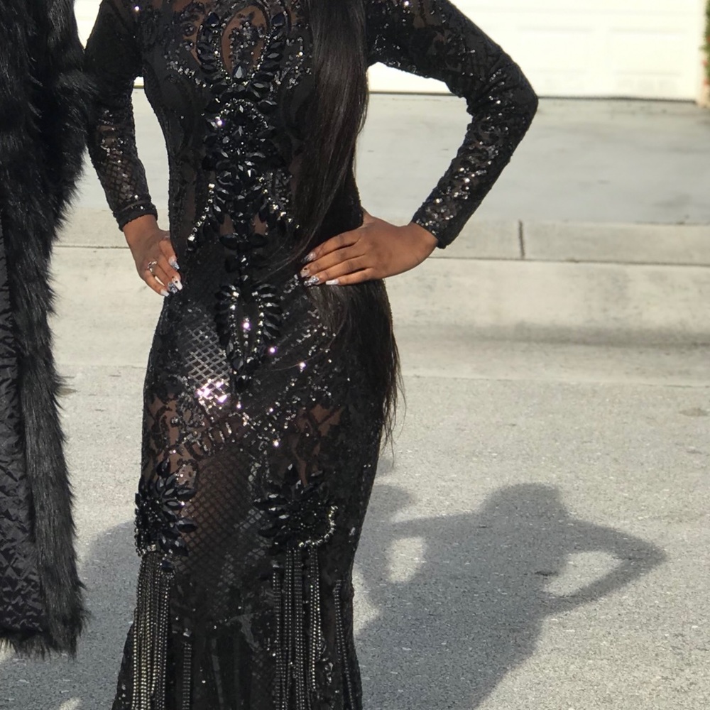 Custom made prom dress
